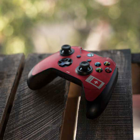 Switzerland Soccer Flag Xbox One Elite Controller Skin